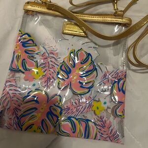 Simply southern palm floral crossbody